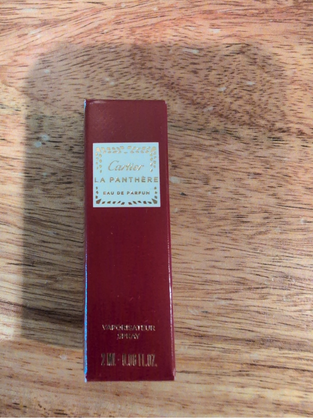 Cartier La Panthère Eau de Parfum Spray - Deep Red with Gold Accents new